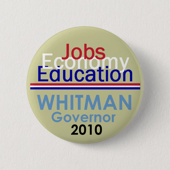WHITMAN Governor Button (Front)