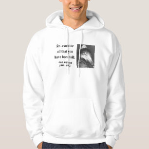 Whitman Quote 1b Hoodie