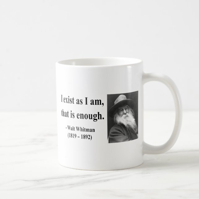 Whitman Quote 3b Coffee Mug (Right)