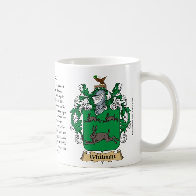 Whitman, the Origin, the Meaning and the Crest Coffee Mug (Right)