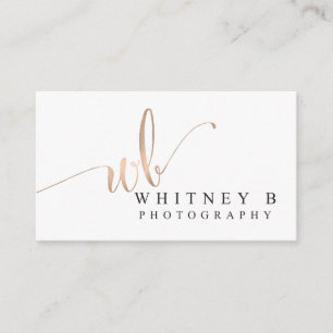 Whitney B Photography Business Card