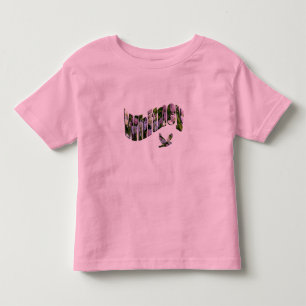 Whitney, Floral Girls Name Logo, Toddler T-Shirt