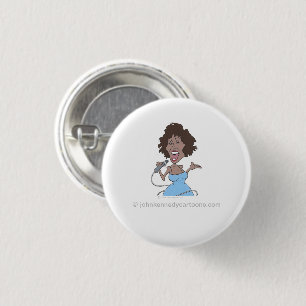 Whitney Houston Button 