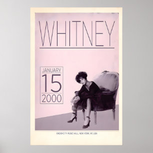 Whitney Houston, Radio City, Original Print Design