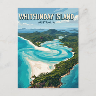 Whitsunday Island Airlie Beach Australia Postcard