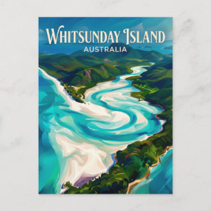 Whitsunday Island Australia Postcard