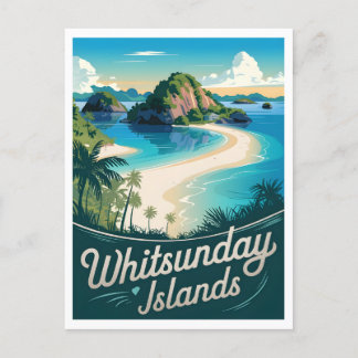 Whitsunday Island Australia Vintage Postcard