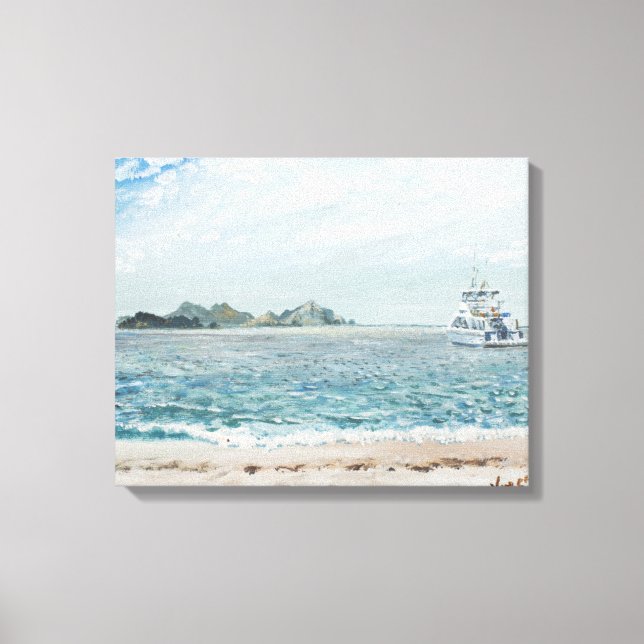 Whitsunday Islands Australia. 1998 Canvas Print (Front)