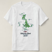 Whitsunday Islands Australia map poster