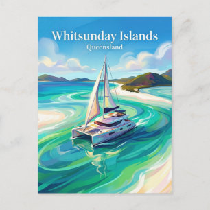 Whitsunday Islands Australia Postcard