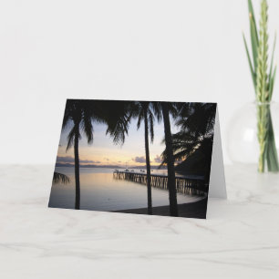 Whitsunday Islands Sunset Folded Card