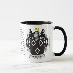 Whittaker Family Coat of Arms Mug