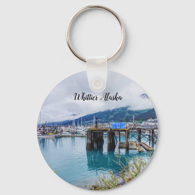 Whittier Alaska Harbour Key Chain (Front)