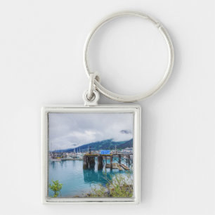 Whittier Alaska Harbour Key Ring