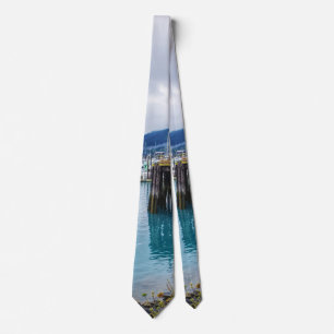 Whittier Alaska Harbour Neck Tie