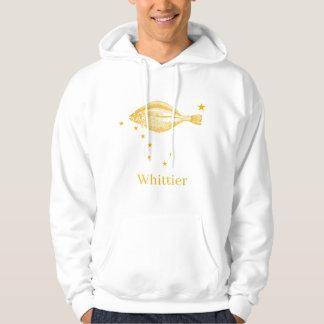 Whittier Alaska State Flag Halibut Fishing Hoodie