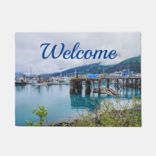 Whittier Alaska Welcome Doormat