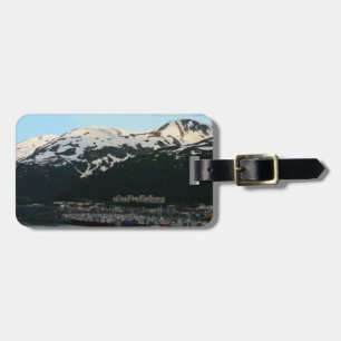 Whittier at Dusk Scenic Alaska Photography Luggage Tag