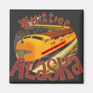 Whittier Bullet Train 260 Kilometres per hour Magnet