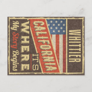 Whittier California Postcard