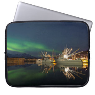Whittier Harbour Aurora Laptop Sleeve