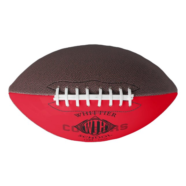 Whittier Junior High School NEW Designs American Football (Front)