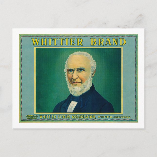 Whittier Lemon LabelWhittier, CA Postcard (Front)