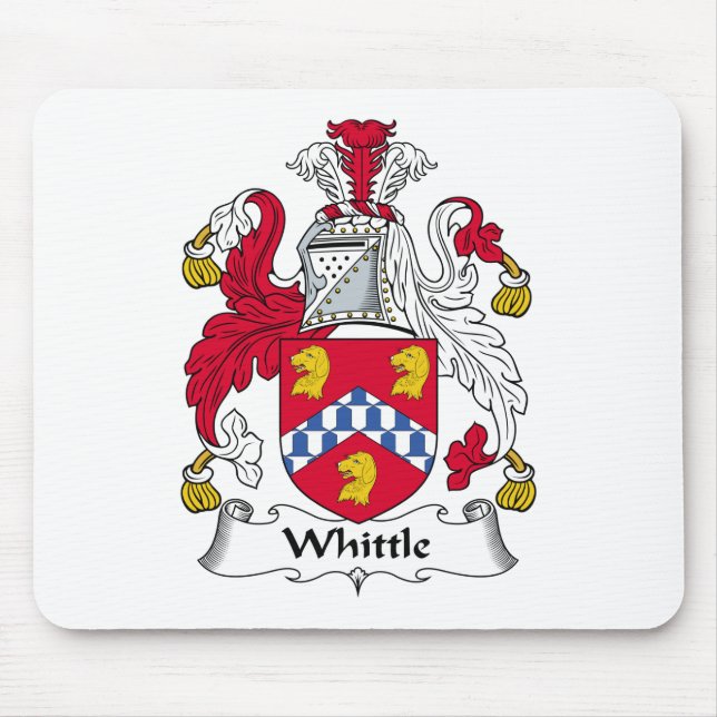 Whittle Family Crest Mouse Mat (Front)