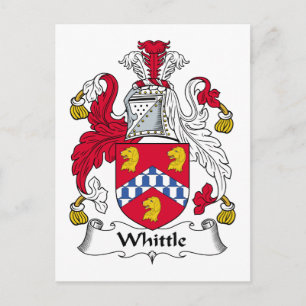 Whittle Family Crest Postcard