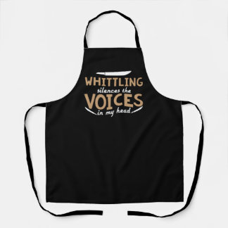 Whittling Joke Whittle Pun Woodcarving Woodworking Apron
