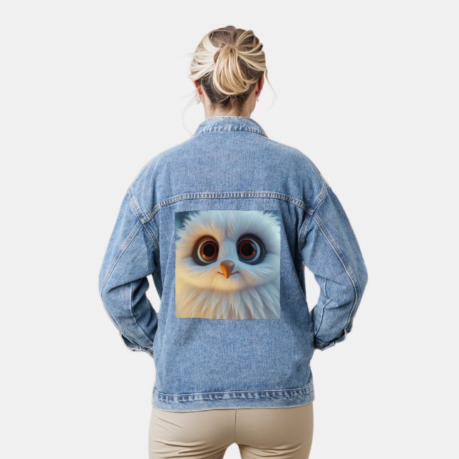 Whitty-Birdy-Cute Denim Jacket (Model)