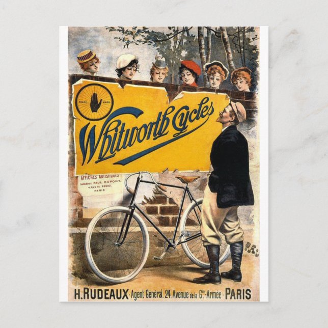 Whitworth Cycles Postcard (Front)