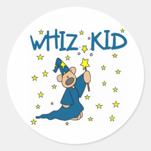Whiz Kid Classic Round Sticker