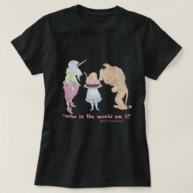 Who Am I? Alice T-Shirt (Design Front)