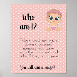 Who am I? Baby Girl Poster