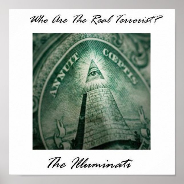 Who are the real terrorist? poster (Front)