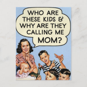 Who Are These Kids Postcard