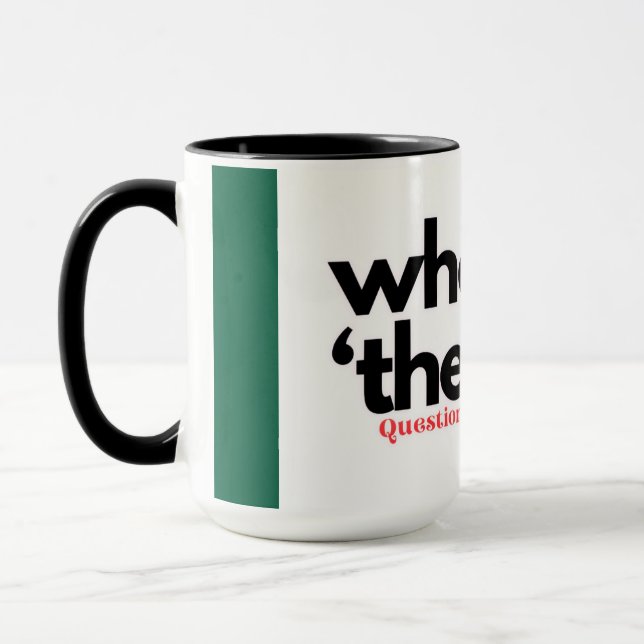Who Are They? - English  Mug (Left)