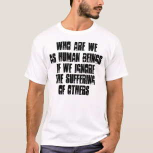 "Who are we as Human Beings" Shirt Light Men