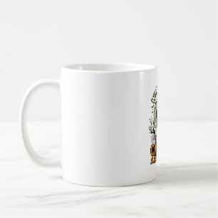 Who Are You Calling Scaredy Cat Halloween Black_1 Coffee Mug