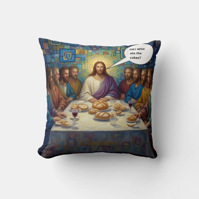Who ate the cakes cushion (Front)