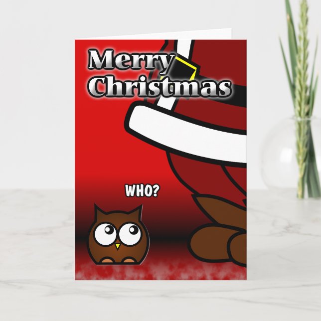 Who? Christmas Card (Front)