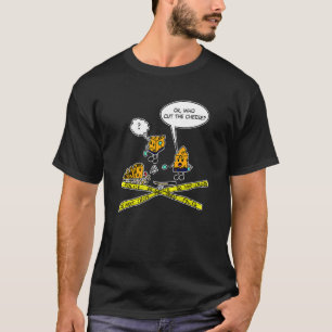 Who Cut The Cheese Cheesy Pun Word Play Fart Dad J T-Shirt