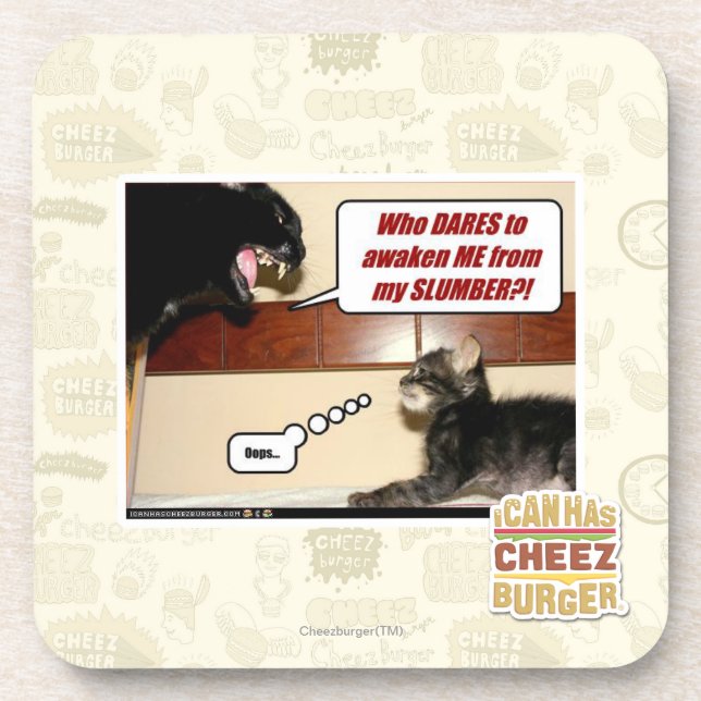 Who dares awaken me? coaster (Front)