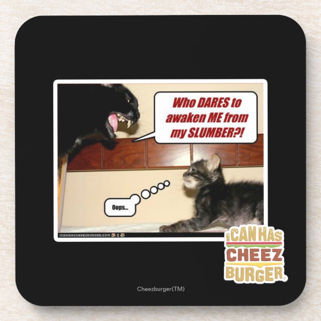 Who dares awaken me? coaster (Front)