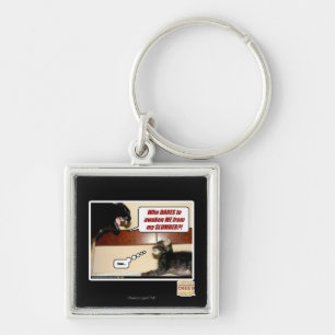 Who dares awaken me? key ring