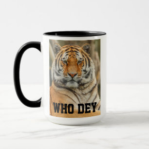 WHO DEY BENGAL TIGER COFFEE MUG