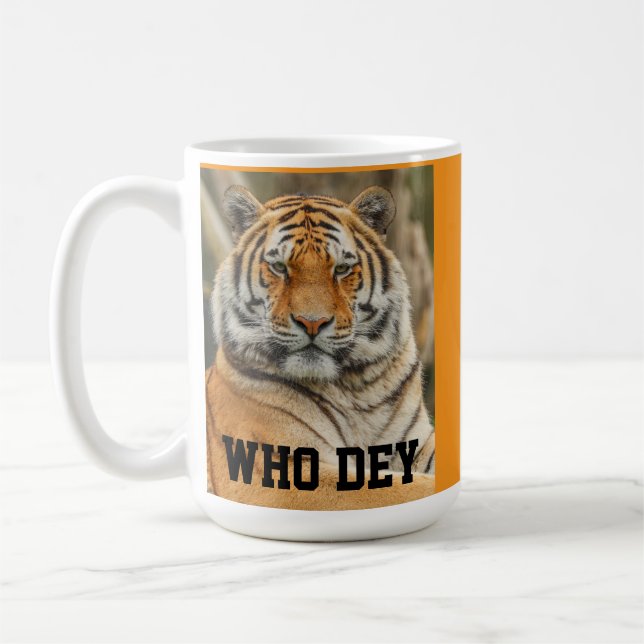 WHO DEY BENGAL TIGER COFFEE MUG (Left)