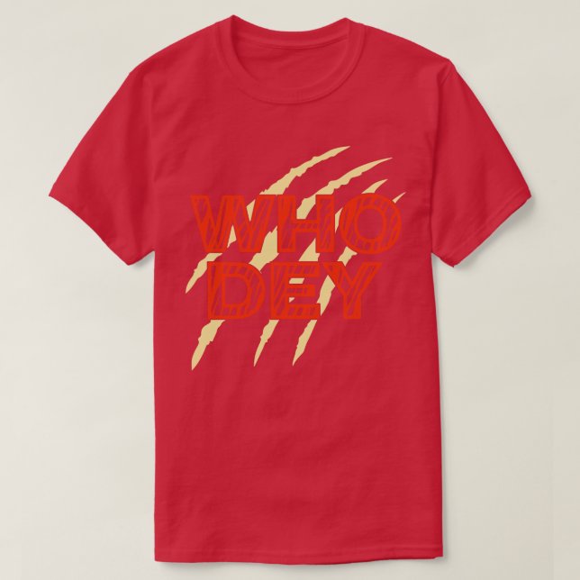 Who Dey Cincinnati T-Shirt (Design Front)