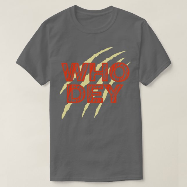 Who Dey Cincinnati T-Shirt (Design Front)